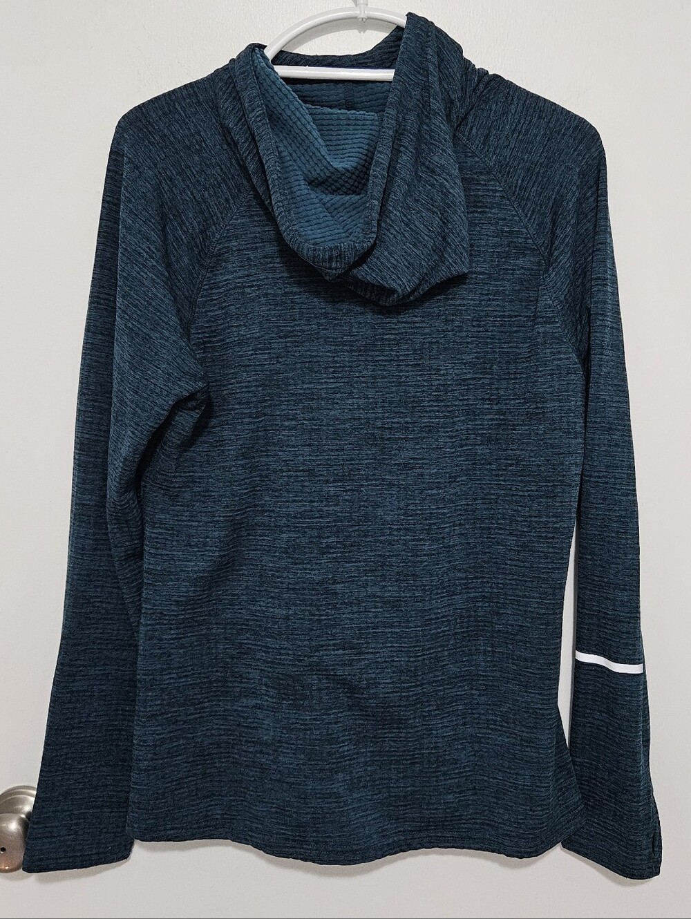 RBX Women's Teal Cowlneck  Athletic Hoodie‎ Sweatshirt Size Large - Picture 2 of 4